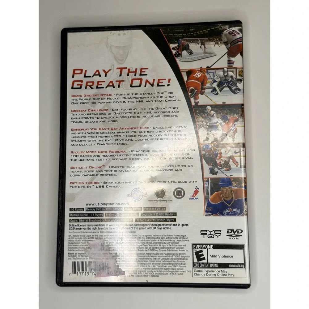 Gretzky NHL 2005 (PlayStation 2 PS2) CIB COMPLETE